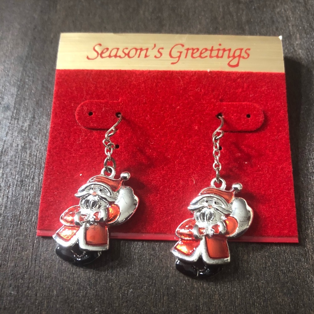 Santa Earrings